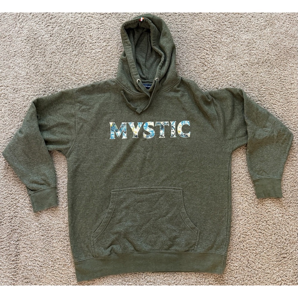 August McGregor Men's Hoodie Mystic‎ Floral Print Olive Connor McGregor Size XL